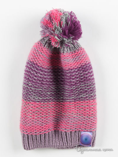 Шапка Maxval, цвет цвет сиреневый / серый