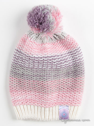 Шапка Maxval, цвет цвет розовый / белый