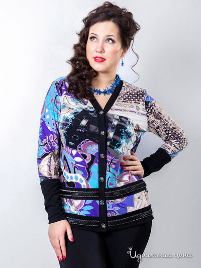 Блуза Wisell, цвет цвет мультиколор