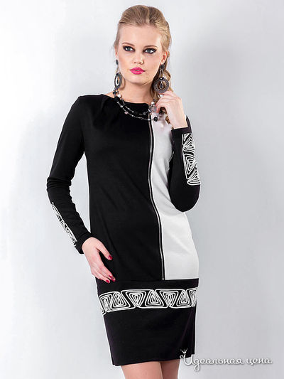 Платье Wisell, цвет цвет черный / белый