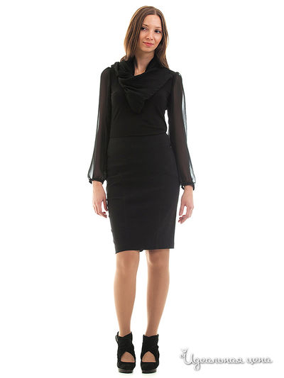 Блуза АСА, цвет цвет черный