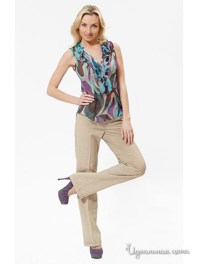 Брюки АСА, цвет цвет бежевый