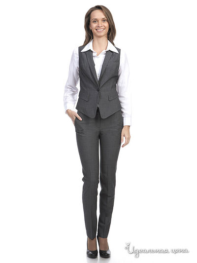 Брюки АСА, цвет цвет серый