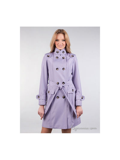 Тренч Alisaline, цвет цвет сиреневый