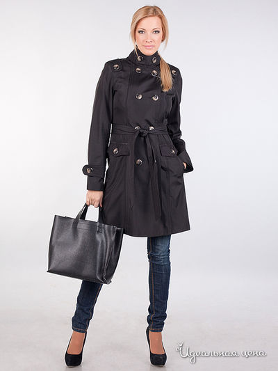 Тренч Alisaline, цвет цвет черный