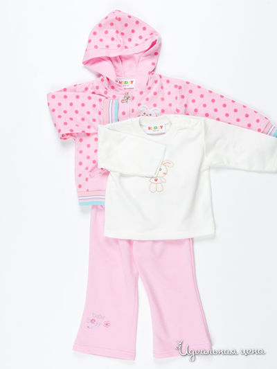 Комплект Kidly для девочки, цвет розовый