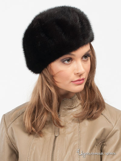 Берет Pelz Losche, цвет цвет горького шоколада