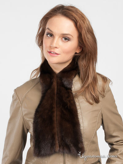 Шарф Pelz Losche, цвет цвет шоколадный