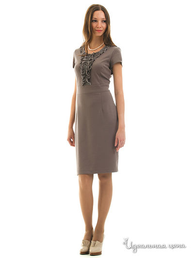 Платье АСА, цвет цвет кофейный