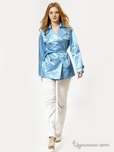 Плащ АСА, цвет цвет голубой