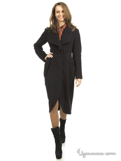 Пальто АСА, цвет цвет фиолетовый