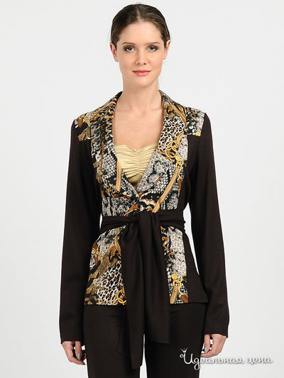 Блейзер Adzhedo, цвет цвет коричневый / мультиколор