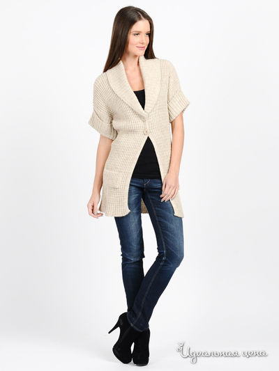 Кардиган Alpha Moda, цвет цвет светло-бежевый