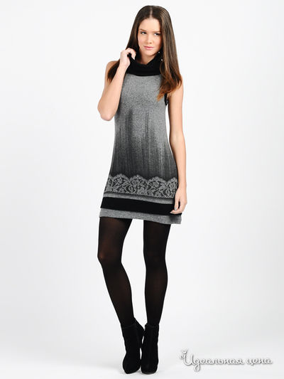 Платье Alpha Moda, цвет цвет серый