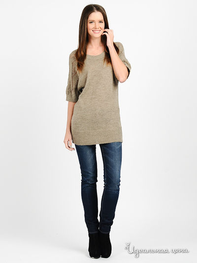 Джемпер Alpha Moda, цвет цвет бежевый