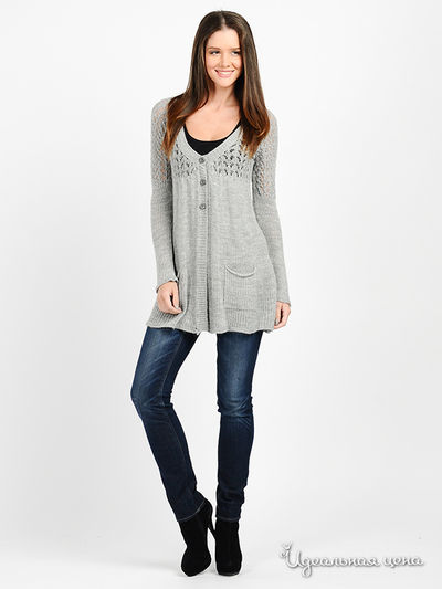 Кардиган Alpha Moda, цвет цвет серый