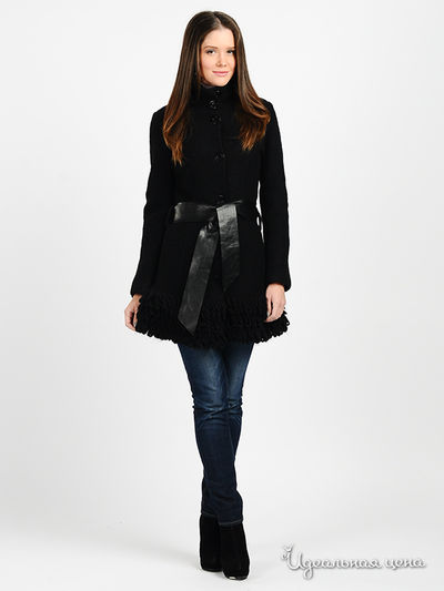 Пальто Alpha Moda, цвет цвет черный