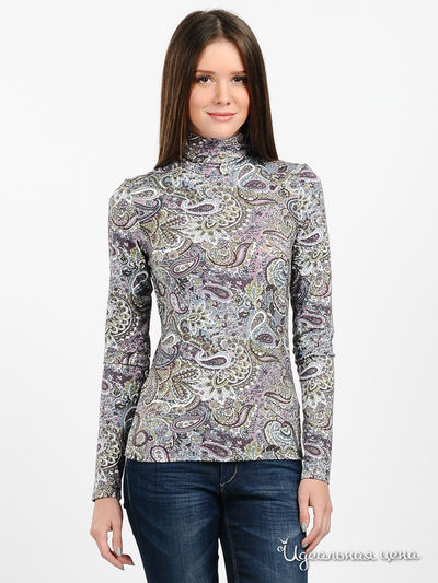 Водолазка Веста, цвет цвет сиреневый / коричневый