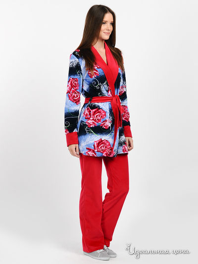 Комплект Веста, цвет цвет малиновый / мультиколор