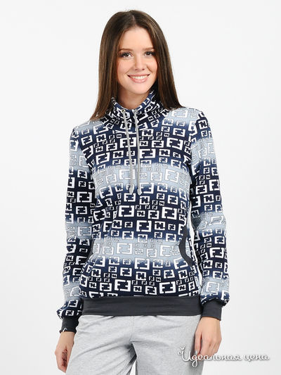 Толстовка Веста, цвет цвет синий / серый