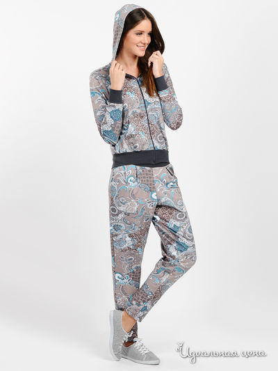 Костюм Веста, цвет цвет коричневый / голубой