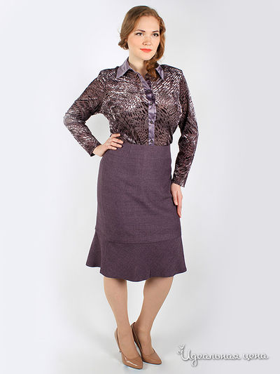 Блуза Leshar, цвет цвет сиреневый