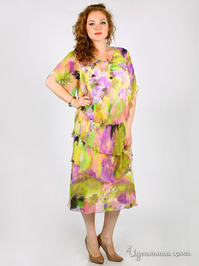 Платье Leshar, цвет цвет мультиколор