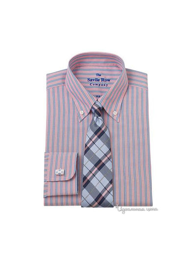 Рубашка Savile Row, цвет цвет красный / синий