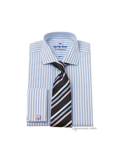 Рубашка Savile Row, цвет цвет синий / белый
