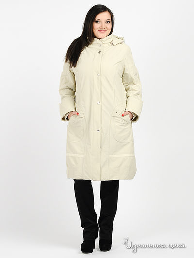Пальто KARMELSTYLE, цвет цвет молочный