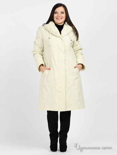 Пальто KARMELSTYLE, цвет цвет молочный