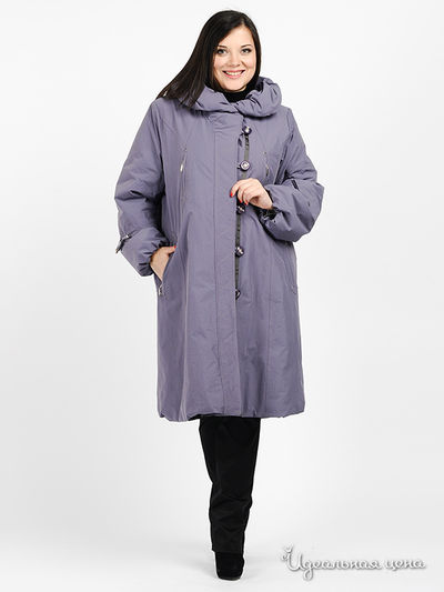 Пальто KARMELSTYLE, цвет цвет фиолетовый