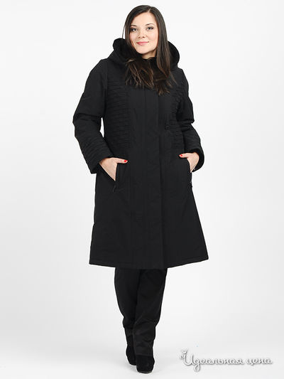 Пальто KARMELSTYLE, цвет цвет черный