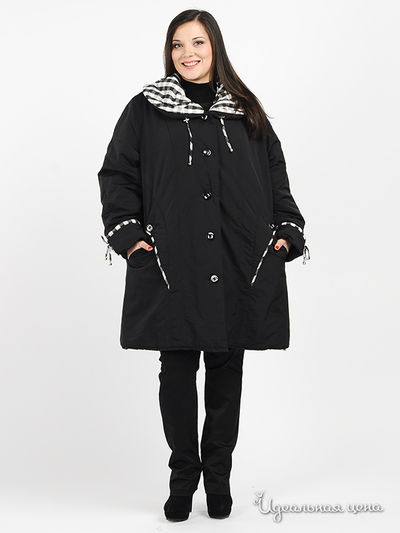 Пальто KARMELSTYLE, цвет цвет черный