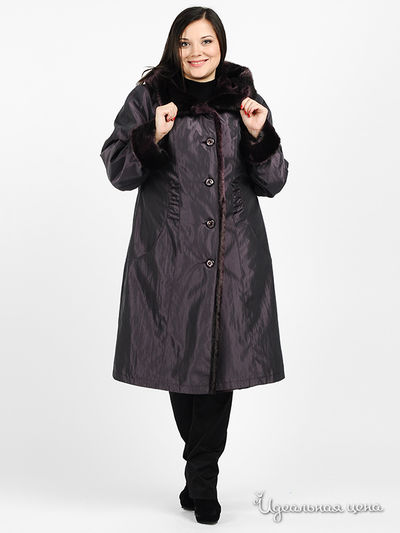 Пальто ИЛЬМА, цвет цвет баклажановый