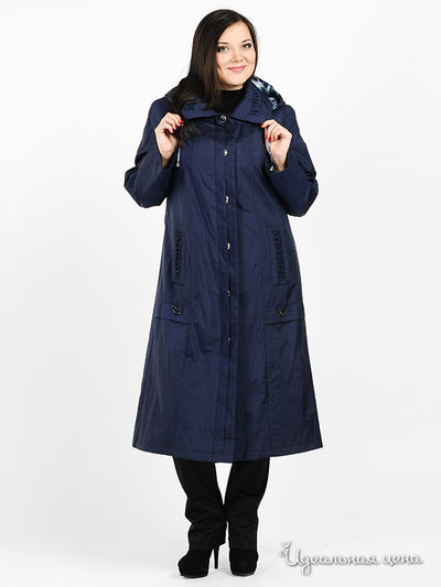 Плащ ИЛЬМА, цвет цвет синий