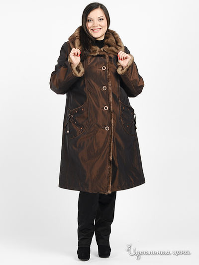 Пальто ИЛЬМА, цвет цвет коричневый