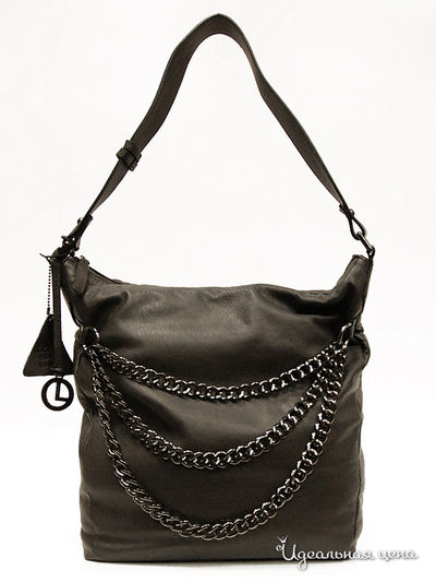 Сумка L.Credi, цвет цвет серый