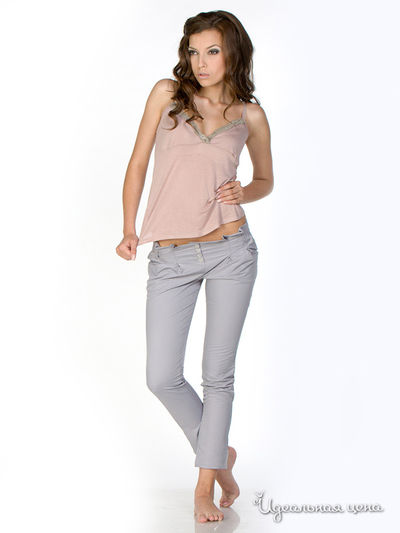 Брюки Arefeva, цвет цвет серый