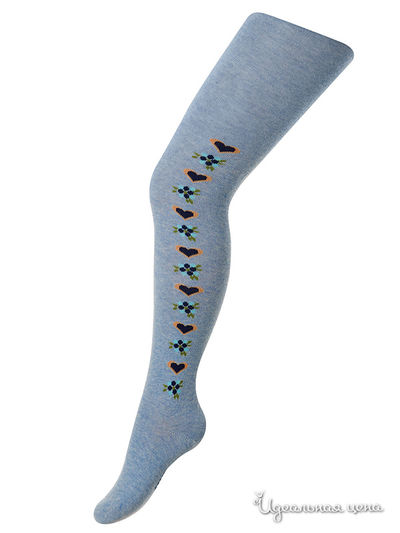 Колготки Arina, цвет цвет голубой меланж