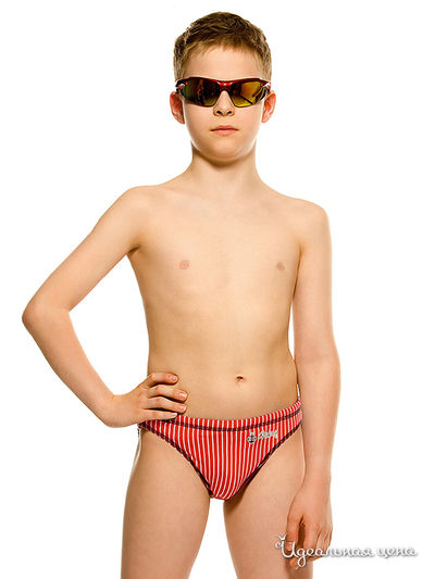 Плавки Arina, цвет цвет красный / белый