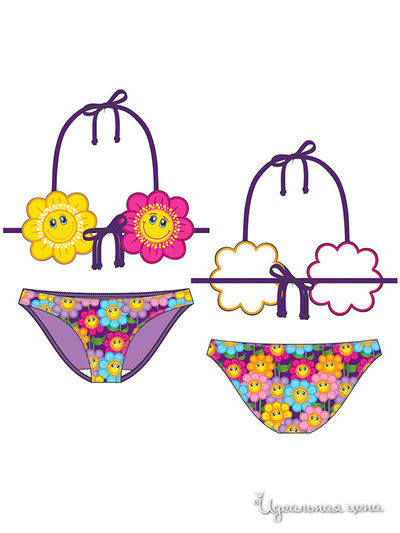 Купальник Arina, цвет цвет виноградный