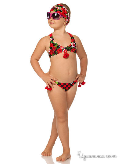 Купальник Arina, цвет цвет черный / красный