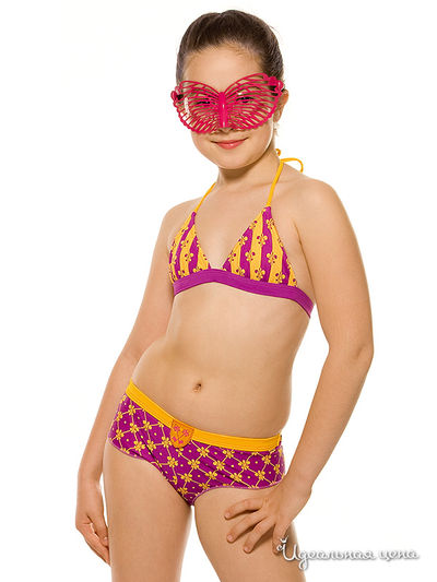 Купальник Arina, цвет цвет виноградный / абрикосовый / желтый