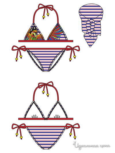 Купальник Arina, цвет цвет синий