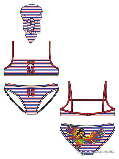 Купальник Arina, цвет цвет синий