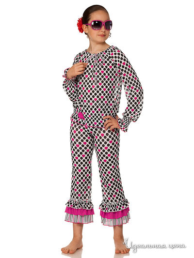 Костюм Arina, цвет цвет черный / малиновый / белый