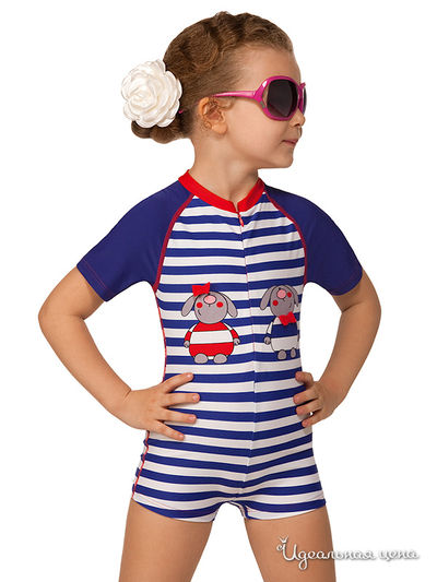 Купальник Arina, цвет цвет синий / белый