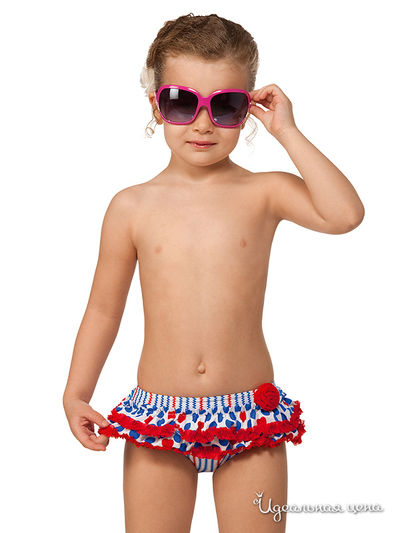 Плавки Arina, цвет цвет синий / красный / белый