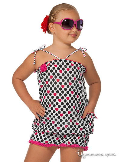 Платье Arina, цвет цвет черный / малиновый / белый